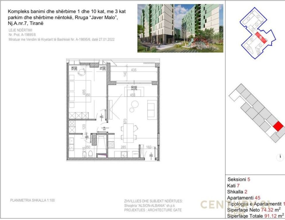 APARTMENT 1+1 FOR SALE AT RIVERSIDE RESIDENCE