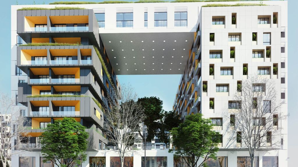 For sale, Apartment 1+1, Square 21 Complex, Tirana
