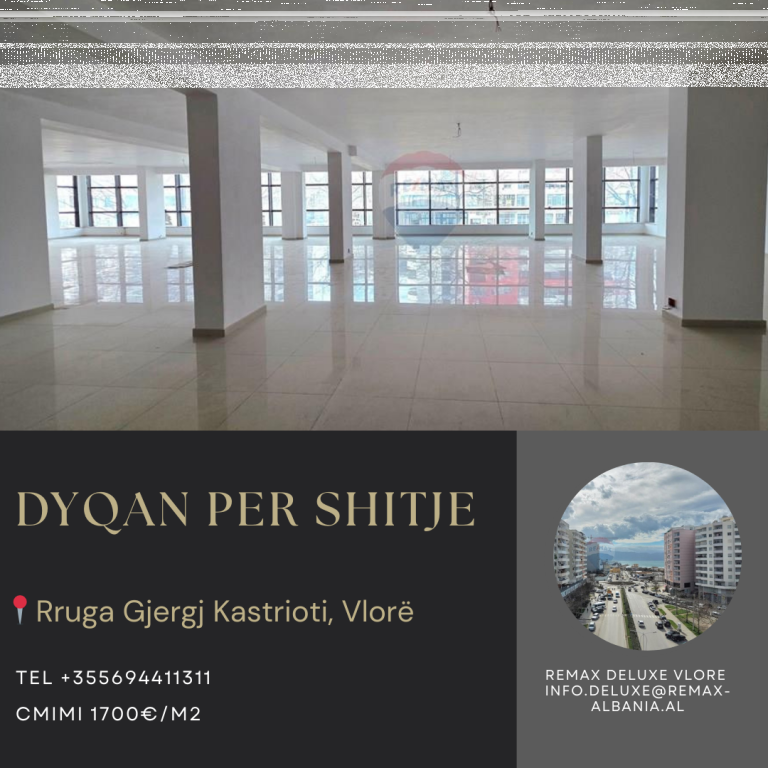 🏢 EXCLUSIVE BUSINESS PREMISES FOR SALE – TRANSBALKANIC, VLORË