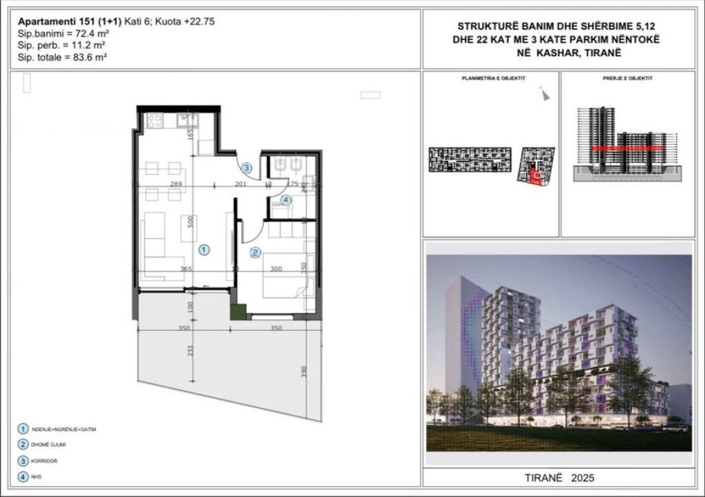 FOR SALE APARTMENT 1+1 ASTIR 117,000 EURO