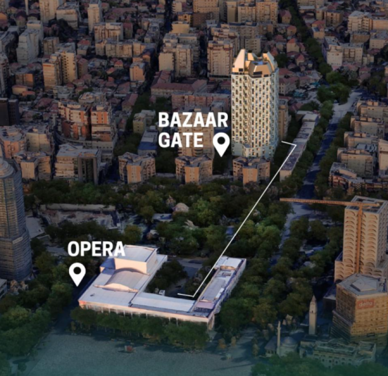 🏡 Apartment 1+1 for Sale – Bazaar Gate, Tirana Center