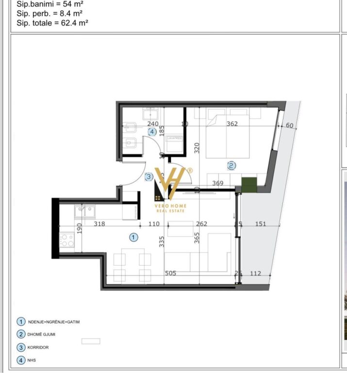 FOR SALE APARTMENT 1+1+BLK AT MOA RESIDENC, KASHAR 87,000 EURO
