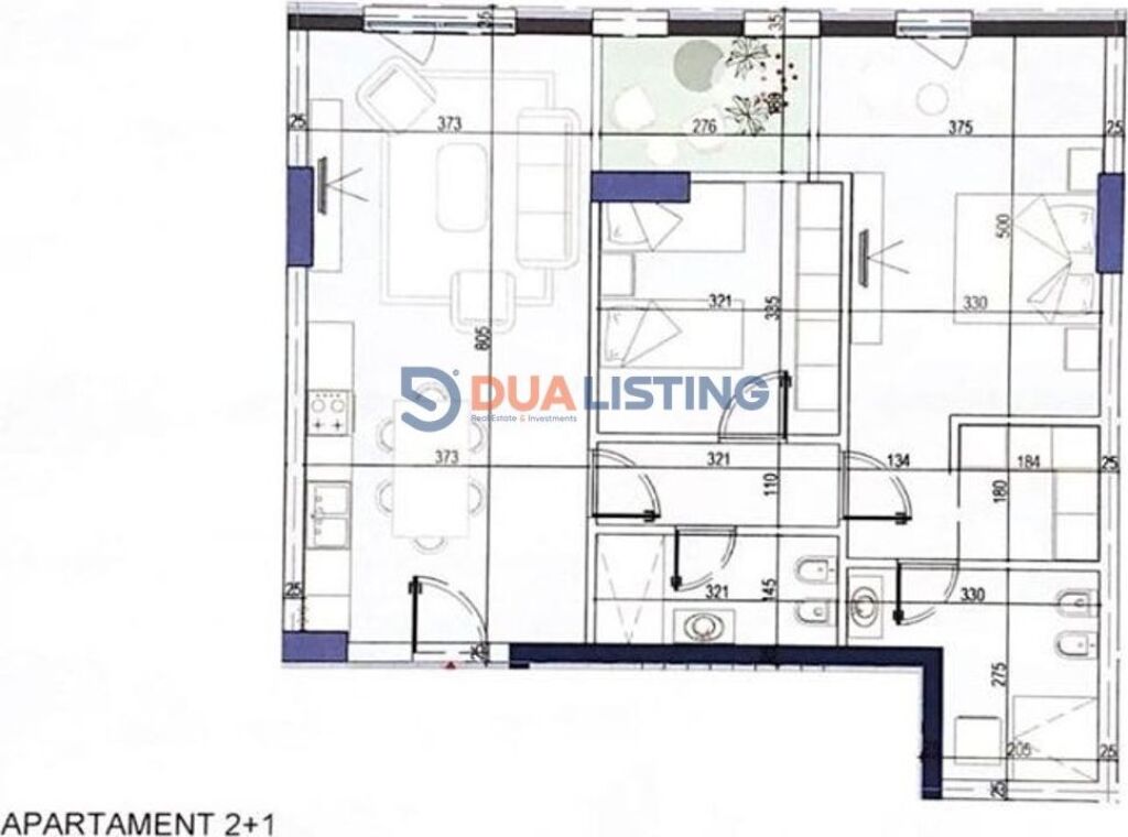 Vendiamo appartamento moderno 2+1+2 presso White Tower, Komuna e Parisit!!