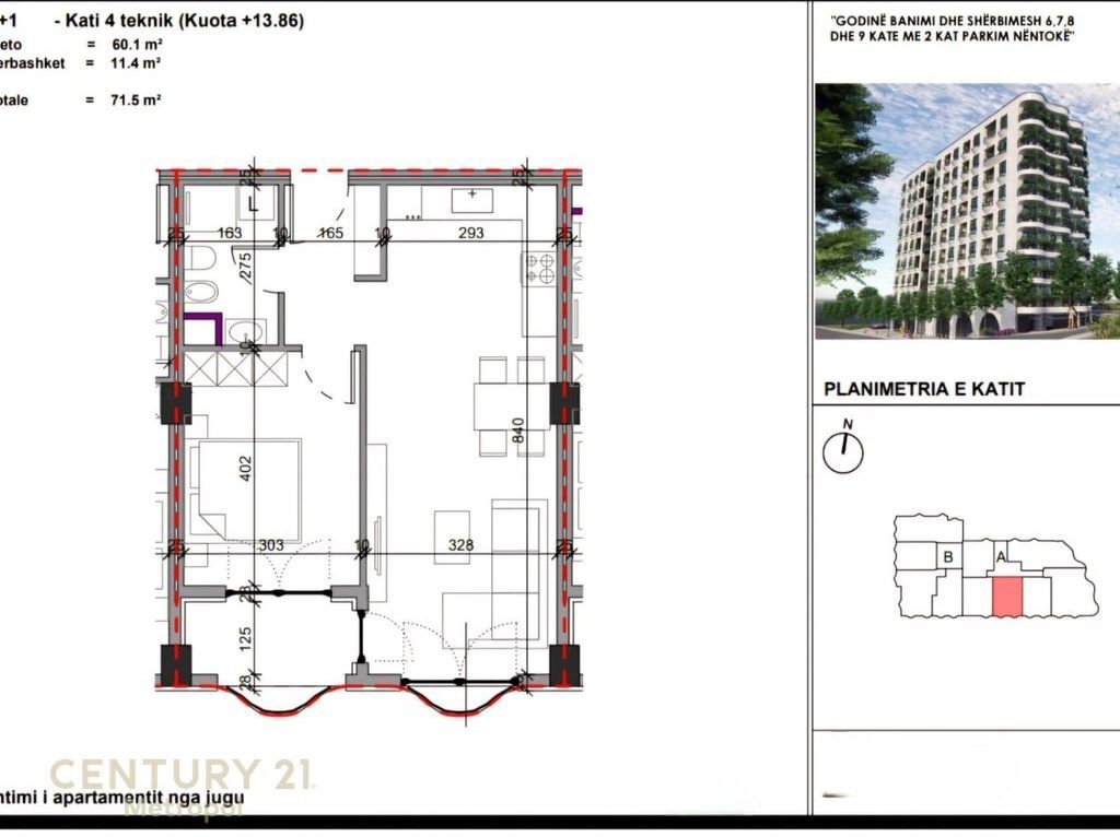 APARTMENT 1+1 FOR SALE AT ALUNA RESIDENCE/PASKUQAN!