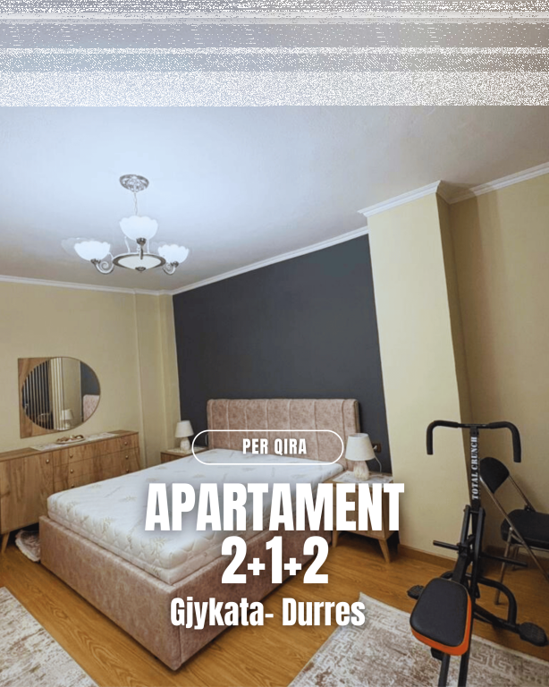 Appartamento 2+1+2 in Affitto – vicino al Tribunale, Durrës