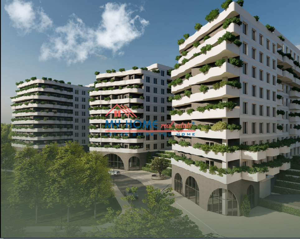Apartment 1+1 for Sale Aluna Complex in Tirana