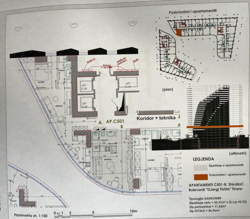Apartment for sale Former Exhibition Tirana