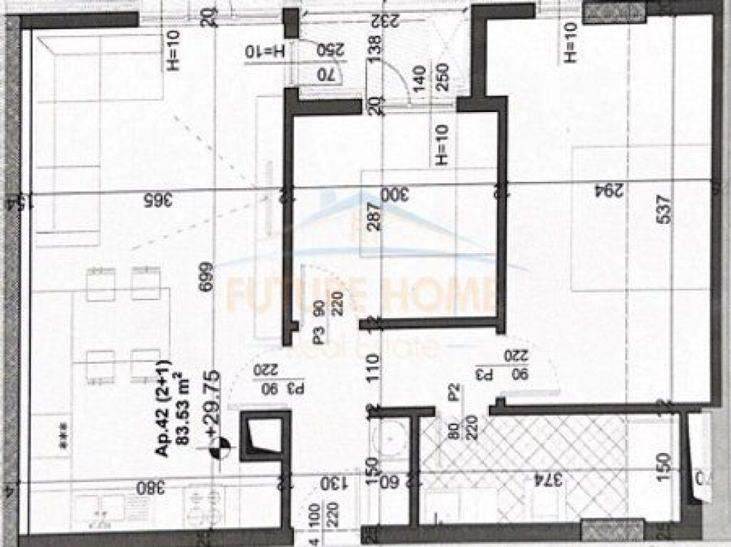 In vendita, Appartamento 2+1+Posto Auto, "Meis Garden Residence", Campo di Aviazione.!!!