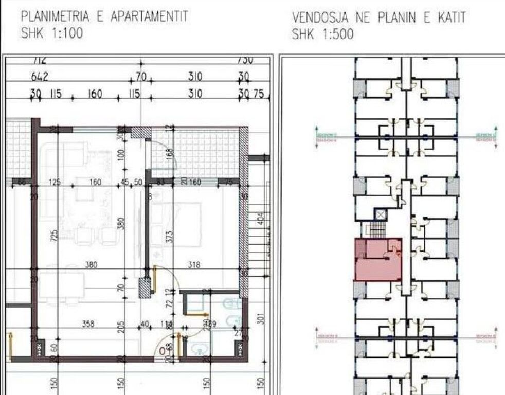 Vendesi in vendita 1+1 a Paskuqan