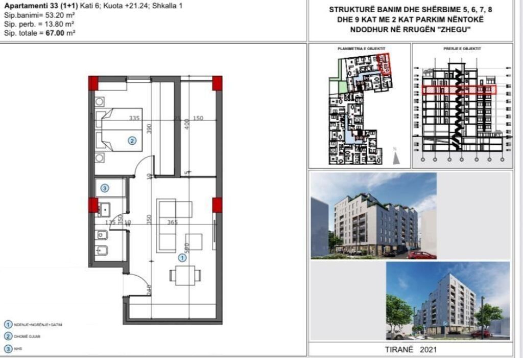 FOR SALE APARTMENT 1+1 ALI DEMI 120,000 EURO