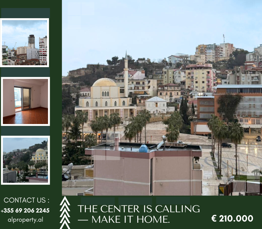 🏢 Apartment 3+1+2 for Sale — Near Municipality, Durrës