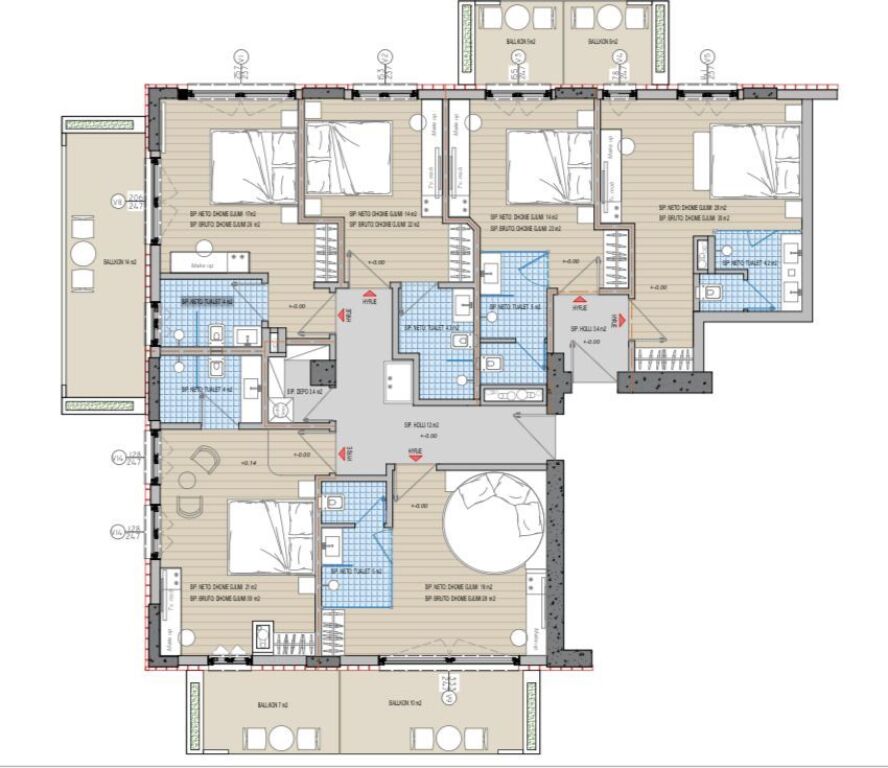 OFFICE FOR RENT 250 M2 DELIJORGJI COMPLEX 2,500 EURO