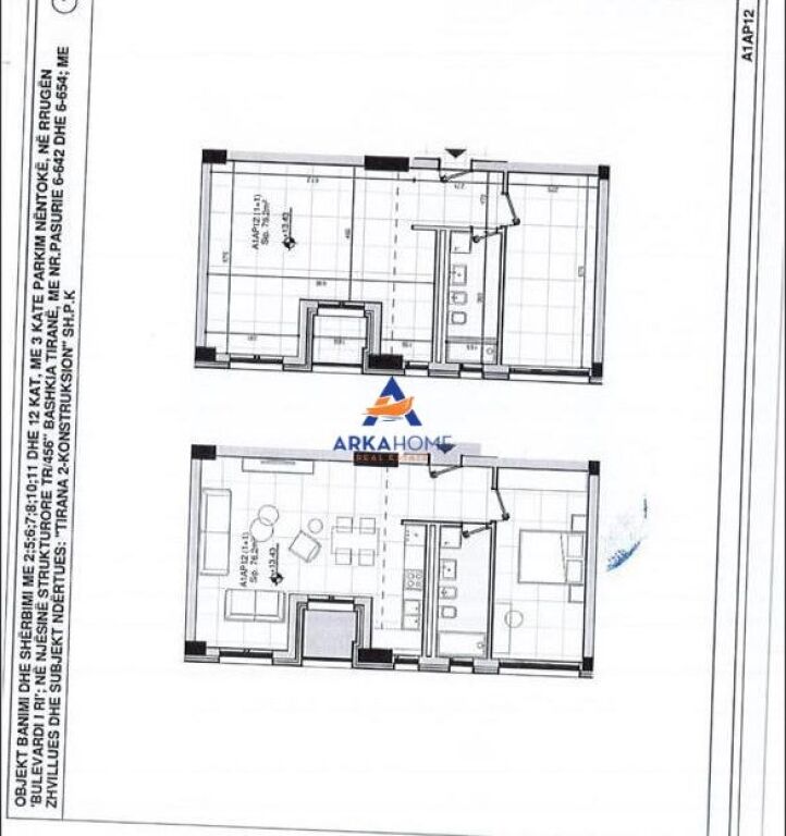 FOR SALE APARTMENT 1+1+BALCONY " NEW BOULEVARD " 226 275 EURO