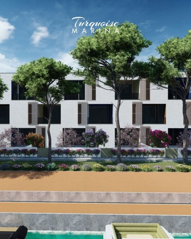 🌊 SUPER OPPORTUNITY APARTMENT 1+1 WITH YARD AND PARKING SPACE IN TURQUOISE MARINA – LALËZ BAY 🌊