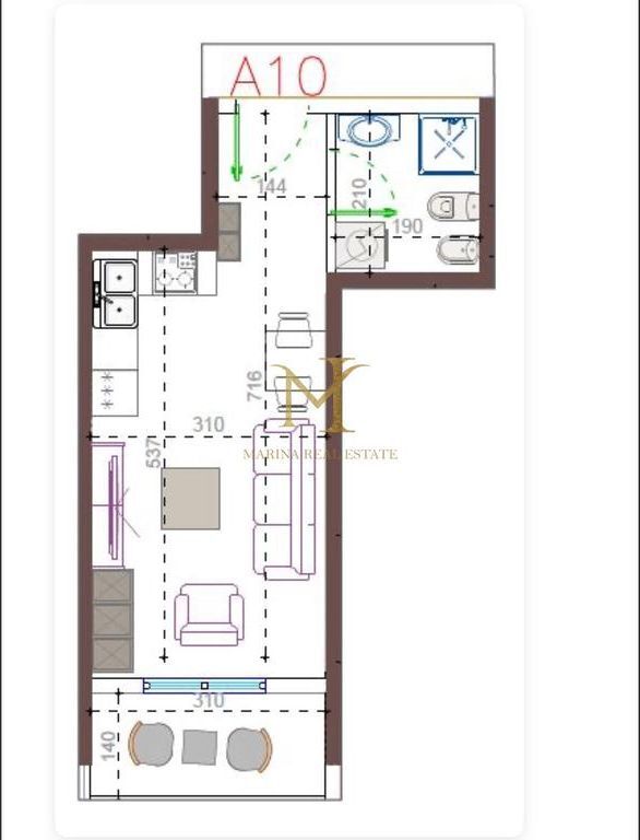 STUDIO FOR SALE NEAR ORIENTAL GOLEM