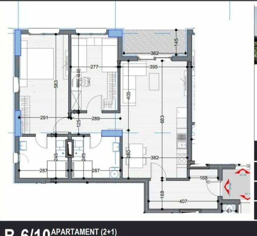 🏢 Apartment 2+1 for Sale – Belfiore Residence 2, Paskuqan
