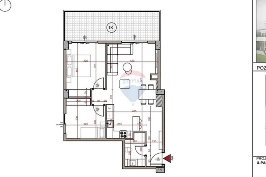 Appartamento 2+1 in vendita, Lago Secco