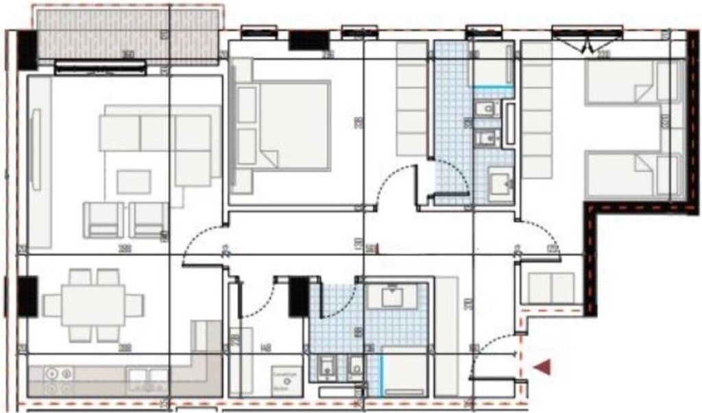✨Shitet Apartament 2+1+2 | 📍Ringside Residences, Paskuqan - Widok 2