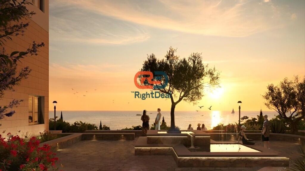 At Village Square Complex, In Dhermi, Super 1+1 Apartment Convertible To 2+1 For Sale!