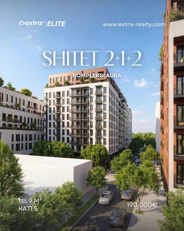 🔥 Appartamento 2+1+2 in vendita 🔥 Zona: Laprakë – Complesso Aura