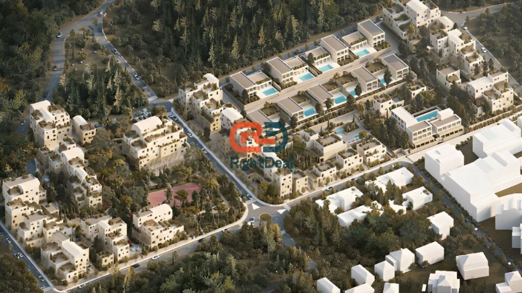 At Village Square Complex, In Dhermi, Super 1+1 Apartment Convertible To 2+1 For Sale!