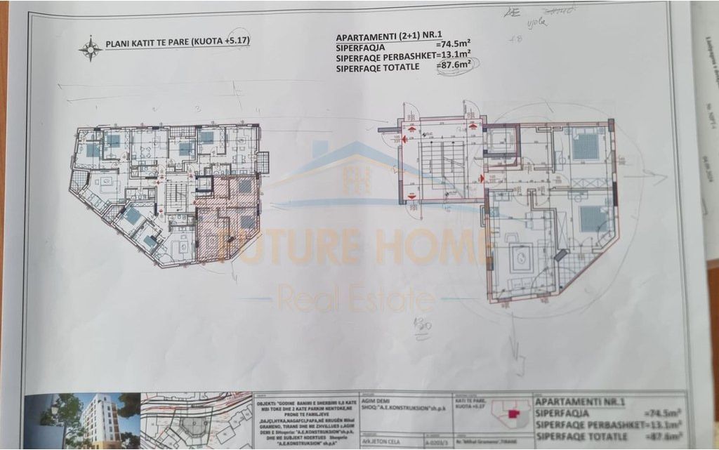 Vendita, Appartamento 2+1, scuola Mihal Grameno