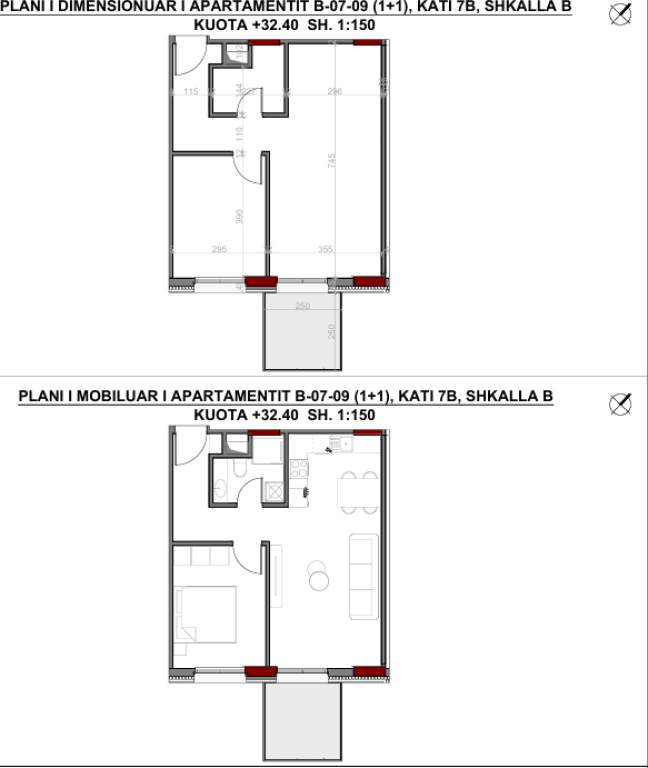 ART N'LAGJE_SHITET APARTAMENT 1+1