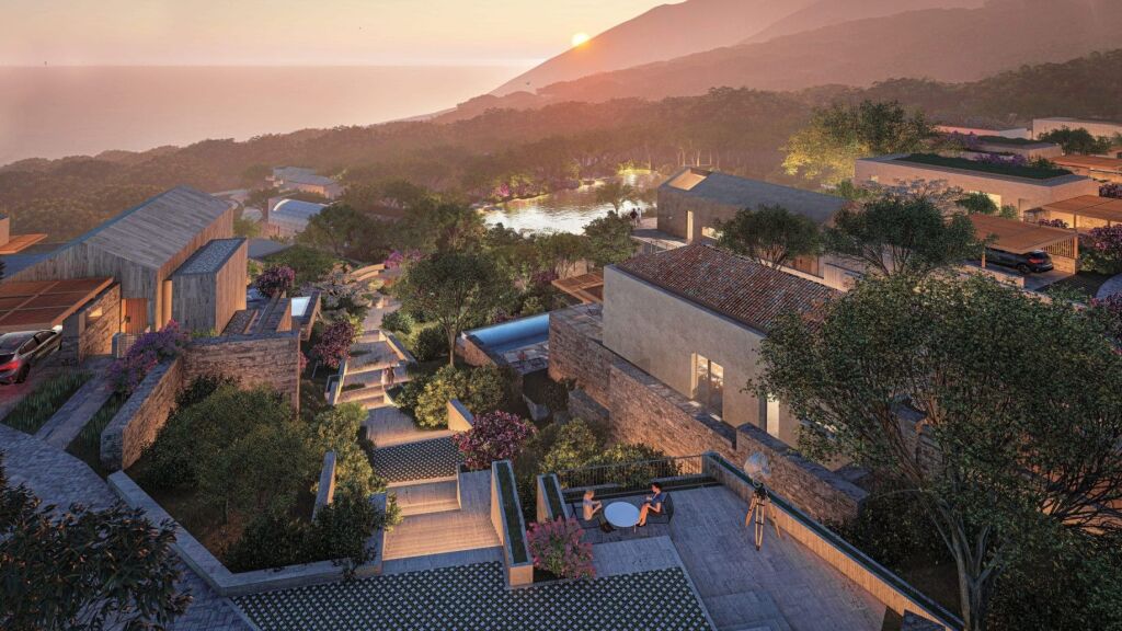 ▫️Villa gemella di 3 piani con piscina in vendita a Green Coast 2 a Palasa!