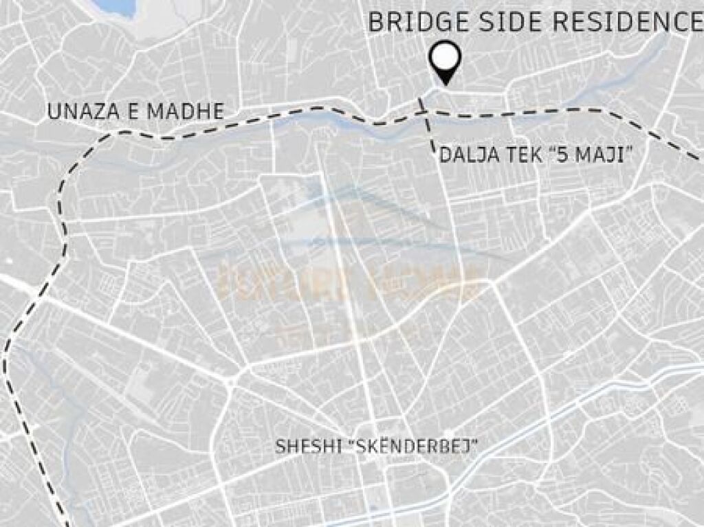 For sale, Apartment 2+1+2+ Parking Spot, Babrru "Bridge Side Residence", Tirana