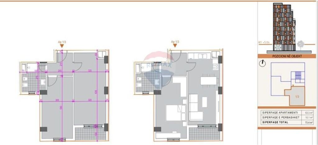 Apartment 1+1 Sale, Albanopoli Street, Tirana