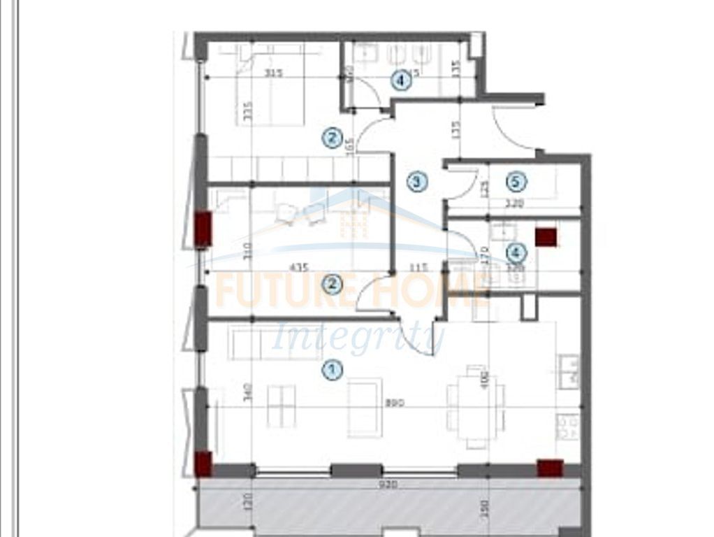 In vendita, Appartamento 2+1+2+Deposito, AXA Residence, Nuovo Viale, Tirana.