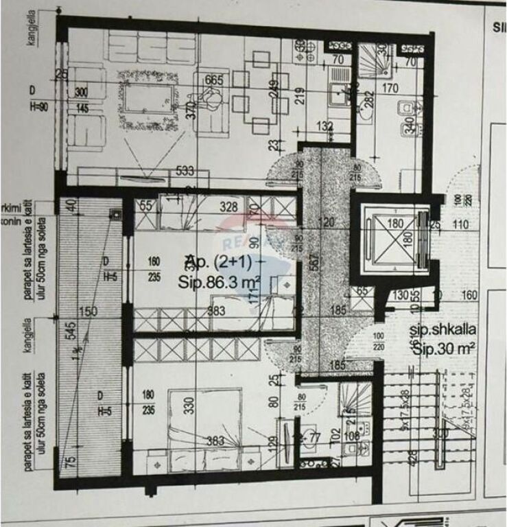 2+1 APARTMENT FOR SALE IN ASTIR, NEAR BAR ARTISTI