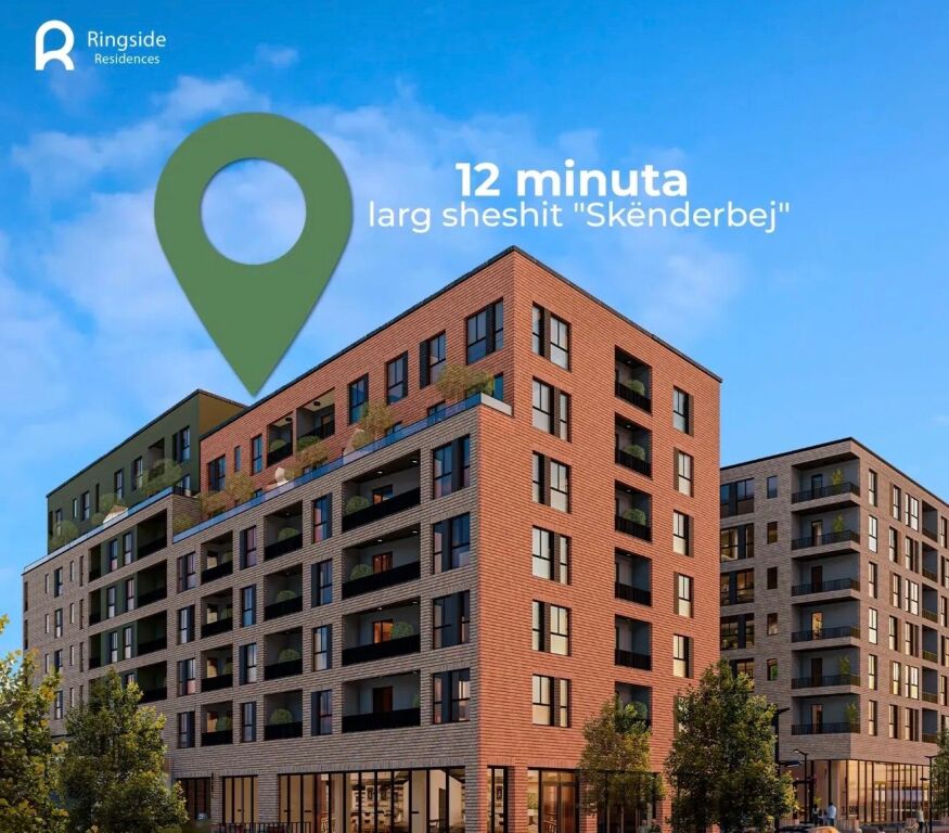 Shitet Apartament 1+1 RingSide Residence, Paskuqan