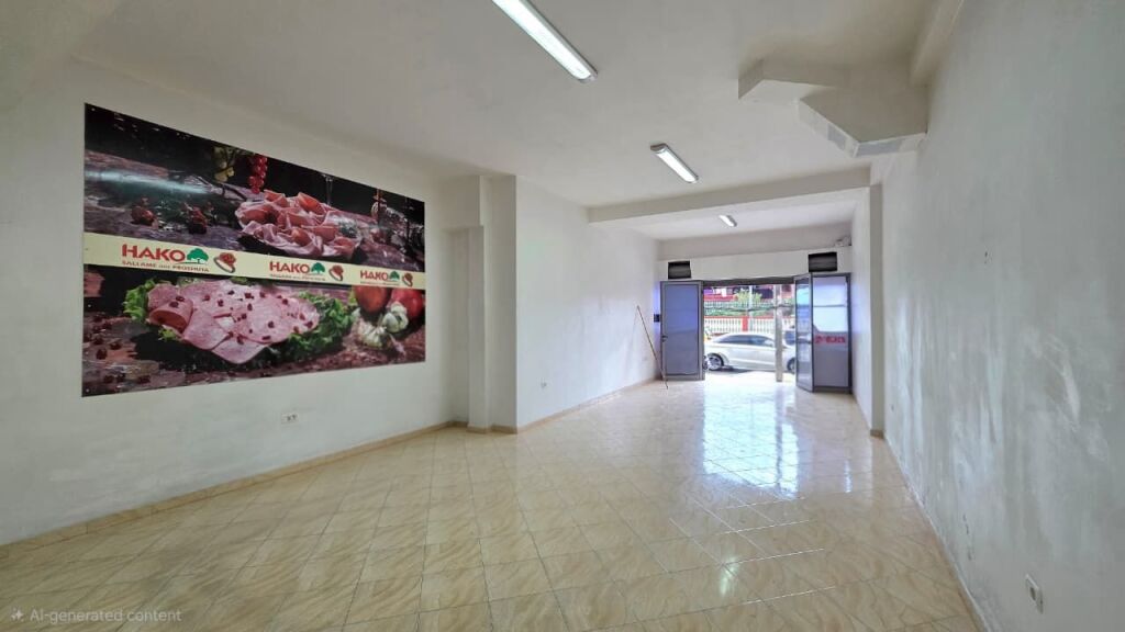 Shop for Rent – 100 m², Fiqirete Musta Street, Vlorë