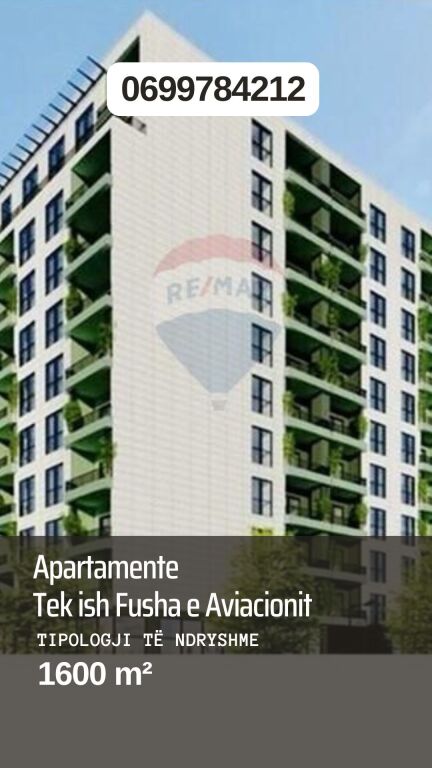 Appartamento 1+1 in Vendita – Ex Campo di Aviazione, Tirana