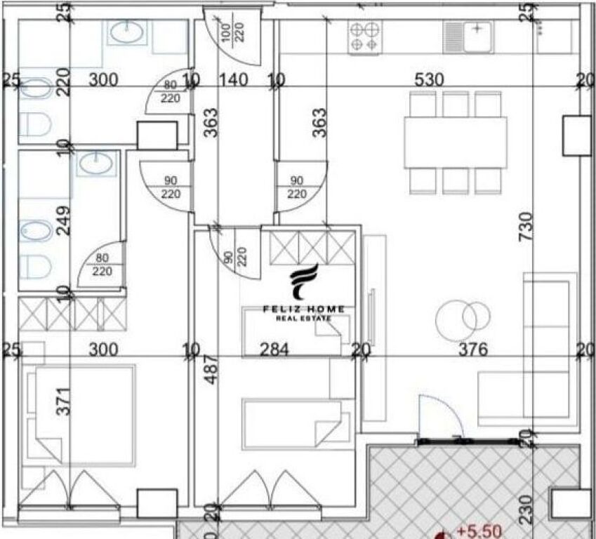 FOR SALE APARTMENT 2+1 LAPRAKE 187,000 EURO