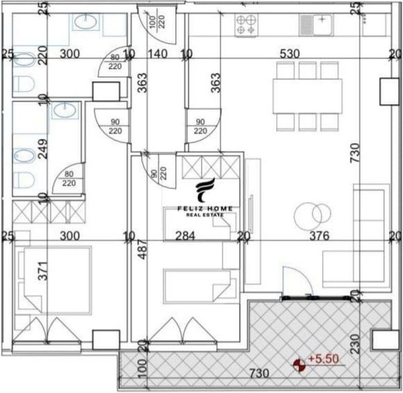 FOR SALE APARTMENT 2+1 LAPRAKE 187,000 EURO