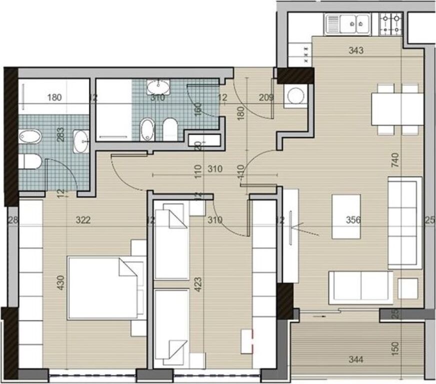 Apartment + Parking- For Sale - Univers City