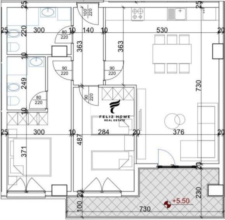 FOR SALE APARTMENT 2+1 LAPRAKE 187,000 EURO