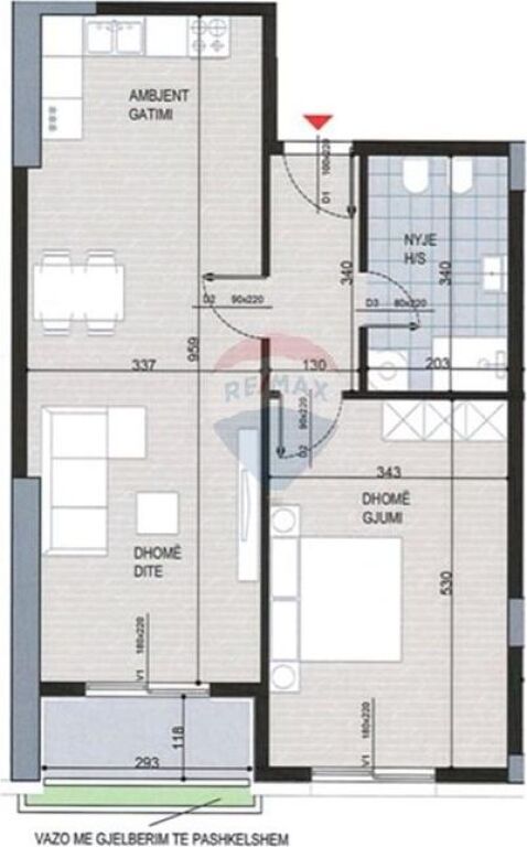 Appartamento 1+1 in Vendita – Ex Campo di Aviazione, Tirana