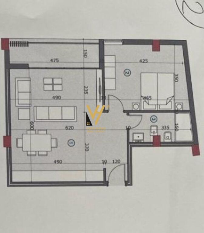 FOR SALE APARTMENT 1+1 IN ALI DEM 113,000 EURO