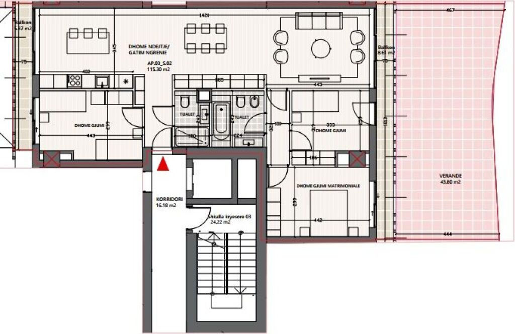 APPARTAMENTO IN VENDITA A VALONA MARINA IN PRIMA LINEA