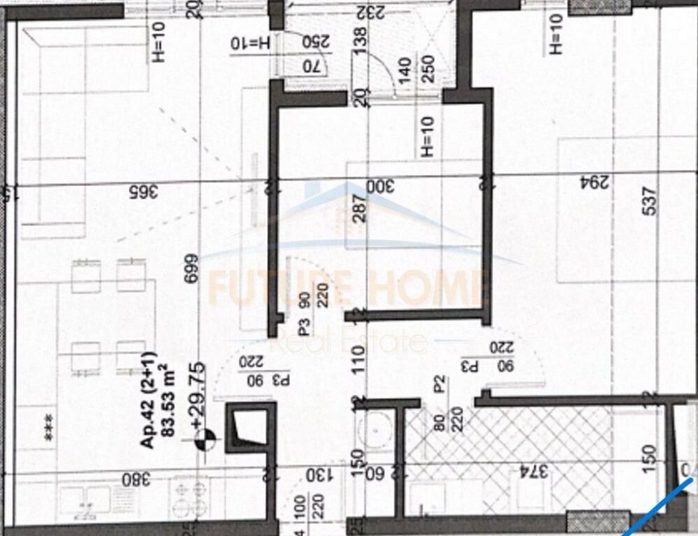 For sale, Apartment 2+1+Parking Space, "Meis Garden Residence", Aviation Field