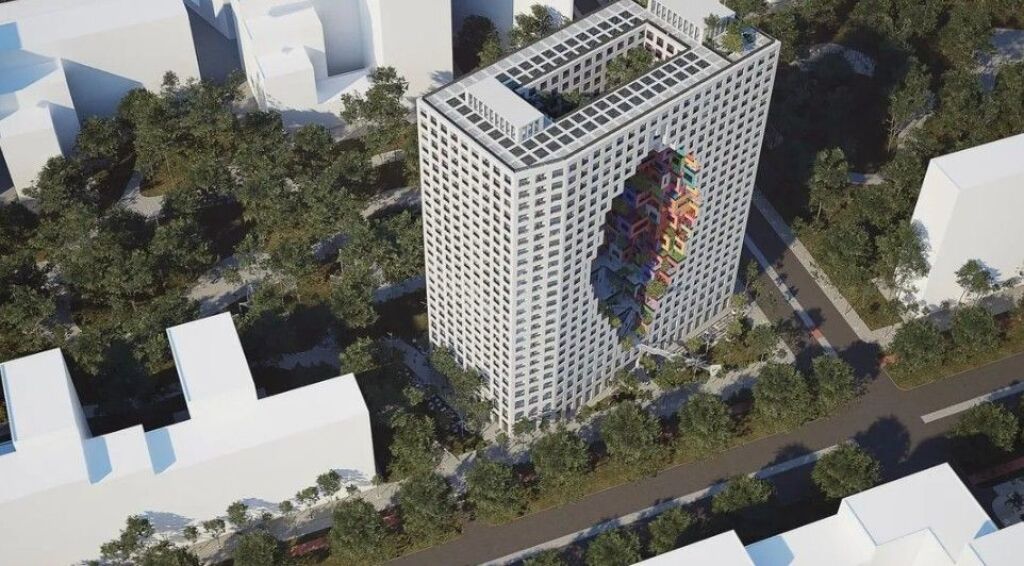 📌 Apartment 1+1 for sale at Tirana Boulevard – Bulevardi i Ri