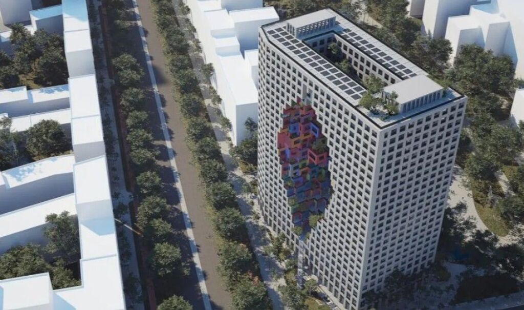 📌 Apartment 1+1 for sale at Tirana Boulevard – Bulevardi i Ri