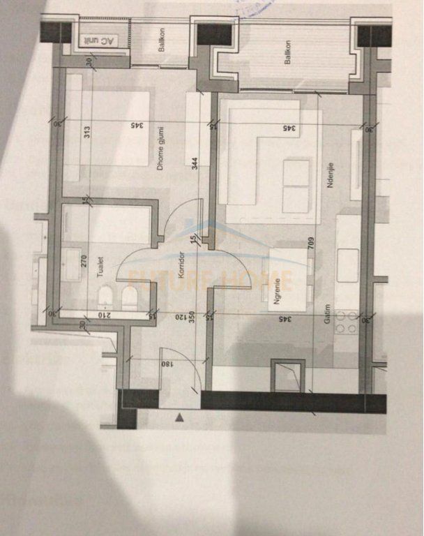 Apartment 1+1 for sale, Tirana Boulevard, New Boulevard