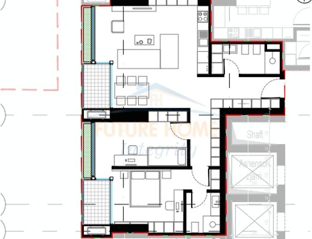 In vendita, Appartamento 2+1+2, Lion Park II Residence, Tirana.