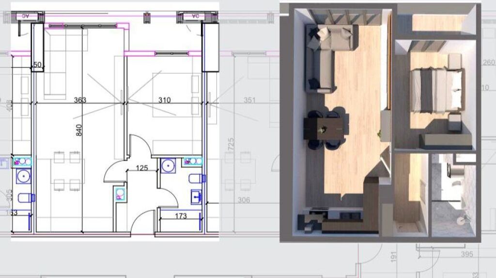 Apartament 1+1 per shitje tek United Tower tek Komuna e Parisit.