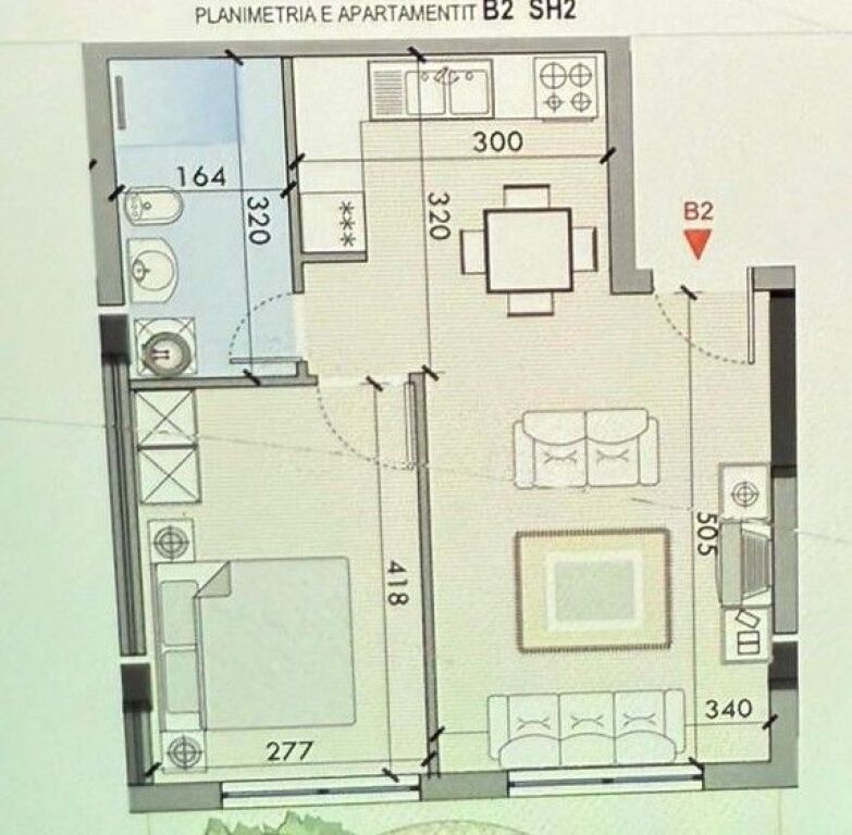 VENDESI APPARTAMENTO 1+1 TEG 132.500 EURO