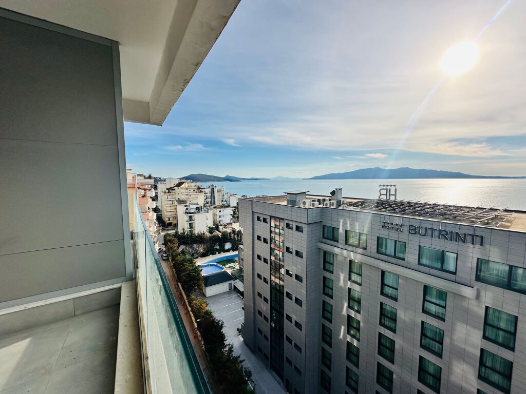 🌊 Apartment with a View of Corfu – Sarandë | First Sea Line |Center of Saranda🇬🇷🇦🇱